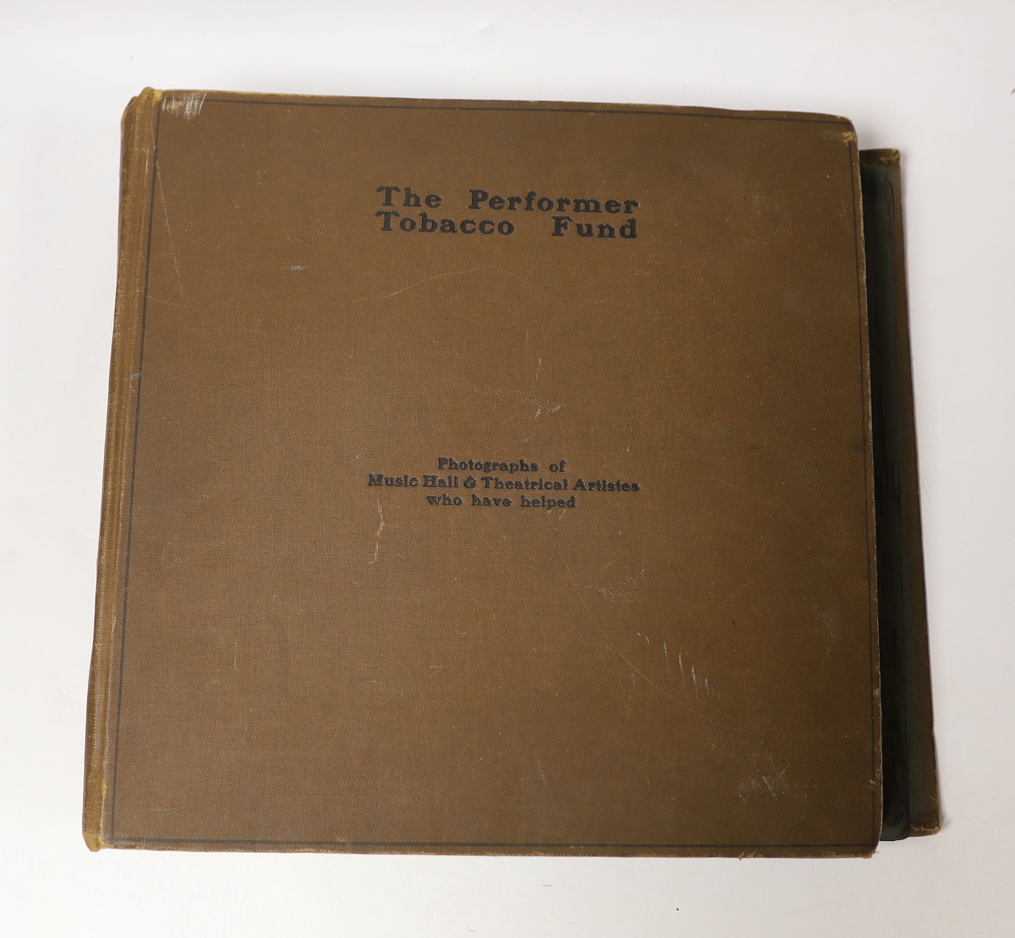 An early 20th century postcard album, The Performer Tobacco Fund containing 774 postcards from the series (out of a known total of 775)